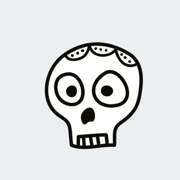 Skull. Stock Illustration
