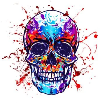 Skull Illustrazione stock