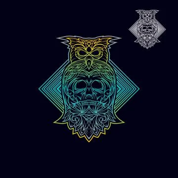 Skull Illustrazione stock