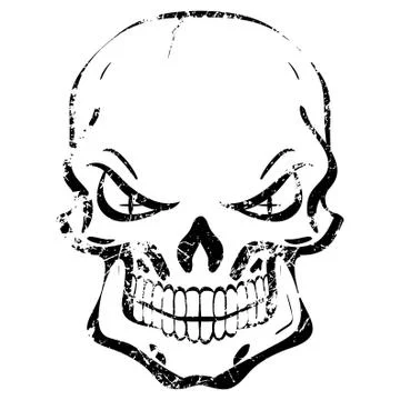 Skull illustration Illustrazione stock