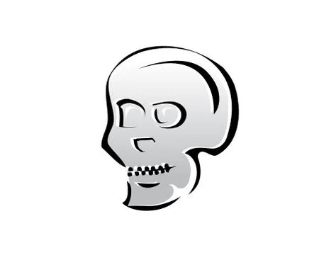 Skull illustration Stock Illustration