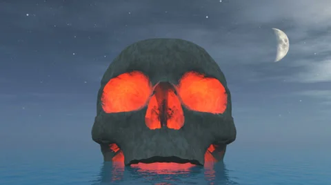 Skull island2 Video stock 33258766