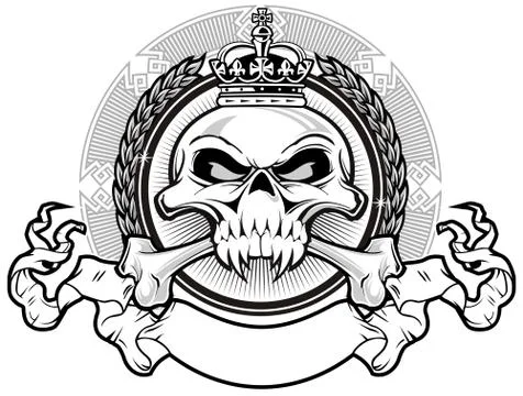 Skull kingdom Stock Illustration