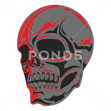Skull - Layered PSD Template
