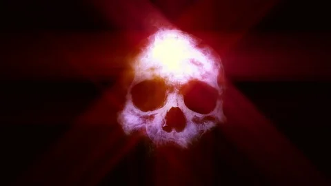 Skull Light Stock Footage 75703028