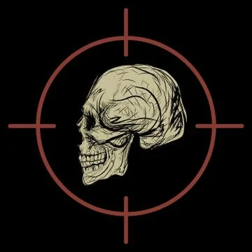 Skull logo icon design vector Stock Illustration