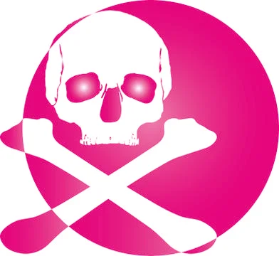 Skull logo icon Stock Illustration