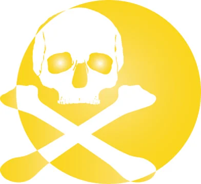 Skull logo icon Stock Illustration