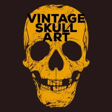 Skull logo Illustrazione stock