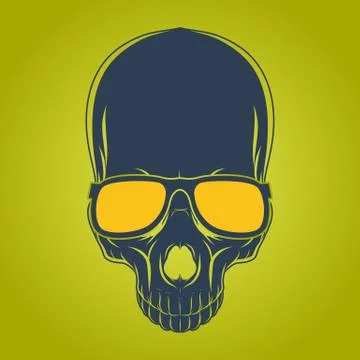 Skull logo Stock Illustration