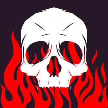 Skull logo Stock Illustration
