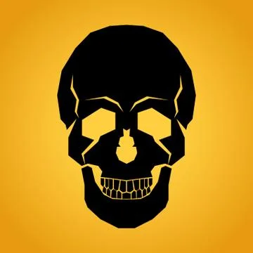 Skull logo Stock Illustration