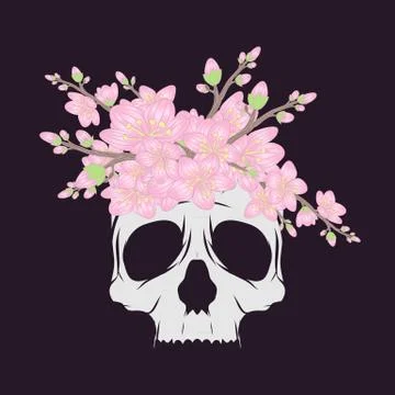 Skull logo Stock Illustration