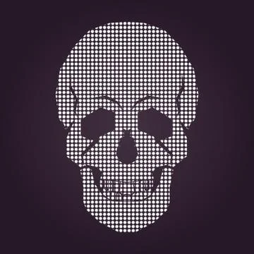Skull logo Stock Illustration