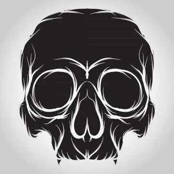 Skull logo Stock Illustration