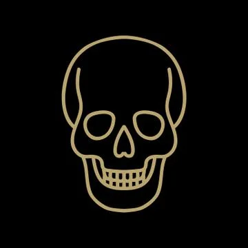 Skull logo Stock Illustration