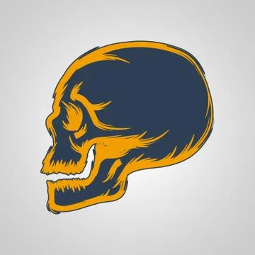 Skull logo Stock Illustration