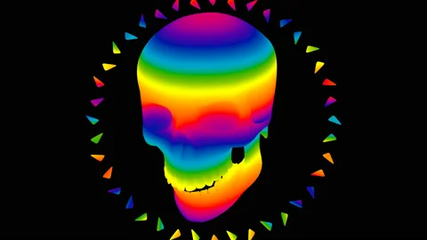 Skull Mood 4K 08 Vidéo 118660588