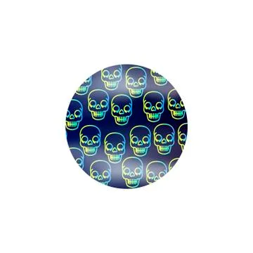 Skull Ornamental Pattern Stock Illustration