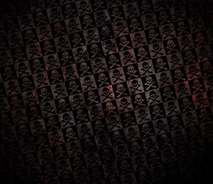 Skull pattern Stock Illustration