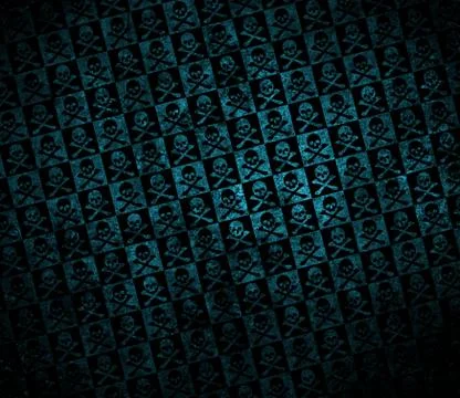 Skull pattern Stock Illustration