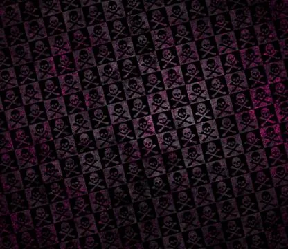 Skull pattern Stock Illustration