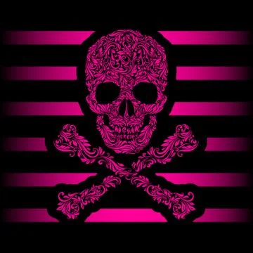 Skull pattern Stock Illustration