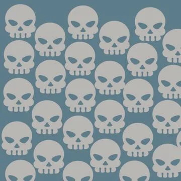 Skull pattern Stock Illustration