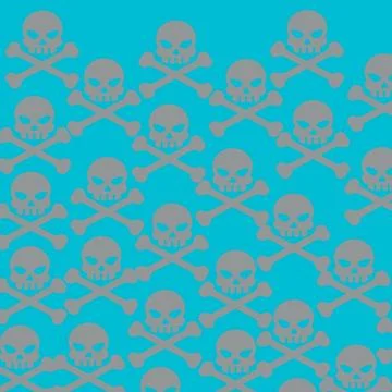 Skull pattern Stock Illustration