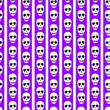 Skull pattern. Vector illustration Stock Illustration