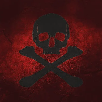 Skull pirate pattern Stock Illustration