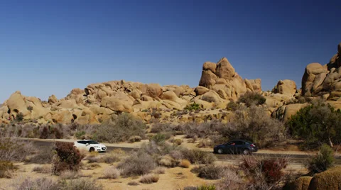 Skull Rock pan HD Video stock 33527264