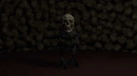 Skull Room Stock Footage 67392120