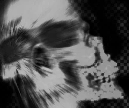 Skull scary background Stock Illustration