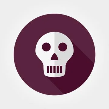 Skull. Vector icon Stock Illustration