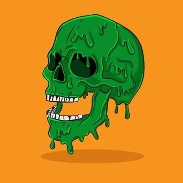 Skull vector illustratin 스톡 일러스트