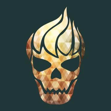 Skull vector Stock Illustration