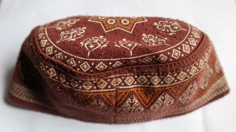 Skullcap with white background Stock Photos