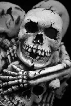 Skulls and bones Stock-Illustration