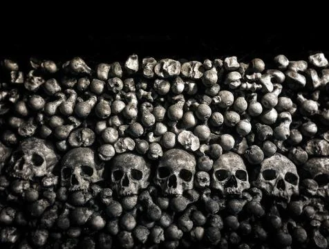 Skulls and bones Stock Photos