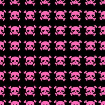 Skulls on crossbones Stock Illustration