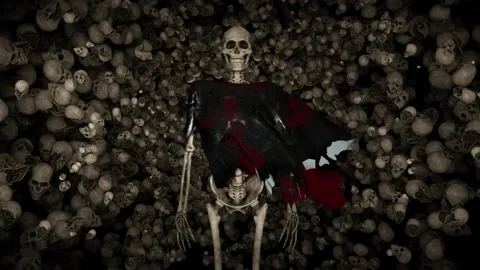 Skulls, death, background,War Видео 171922304