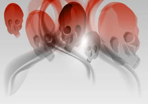 Skulls Stock Illustration