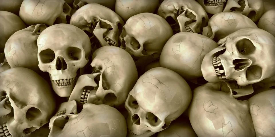Skulls Stock Illustration