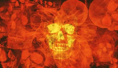 Skulls Stock Illustration