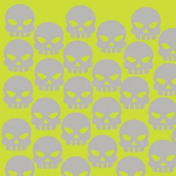 Skulls pattern Stock Illustration
