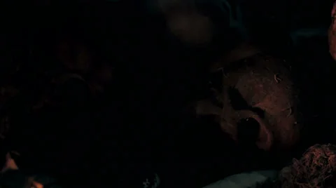 Skulls Revealed from Shadows 動画素材 37228912