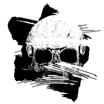 Skullshirt Illustrazione stock