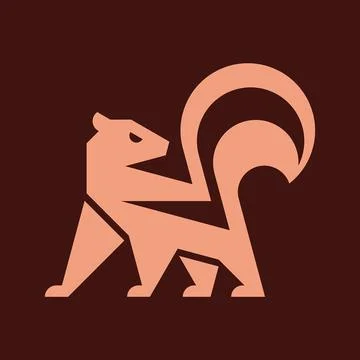 Skunk Logo Stock Illustration