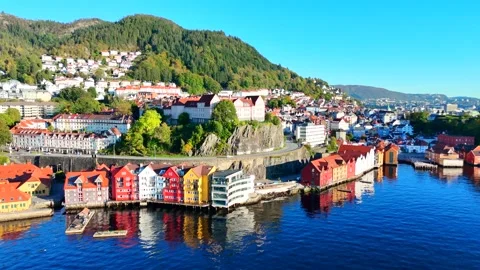 Skuteviken in Bergen Stock-Footage 287024166